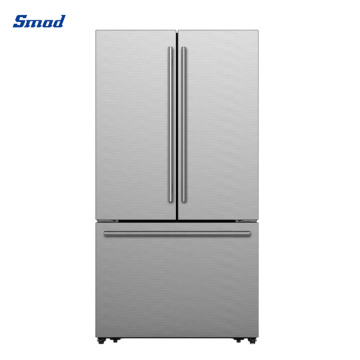 115V 60Hz DC French Door Bottom Freezer Refrigerator for Home Use